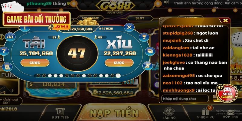 Mini game trong Go88 có cách chơi đơn giản và tiện lợi
