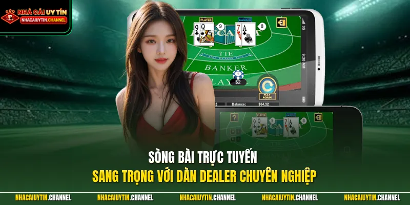 Sòng bài trực tuyến sang trọng với dàn Dealer chuyên nghiệp